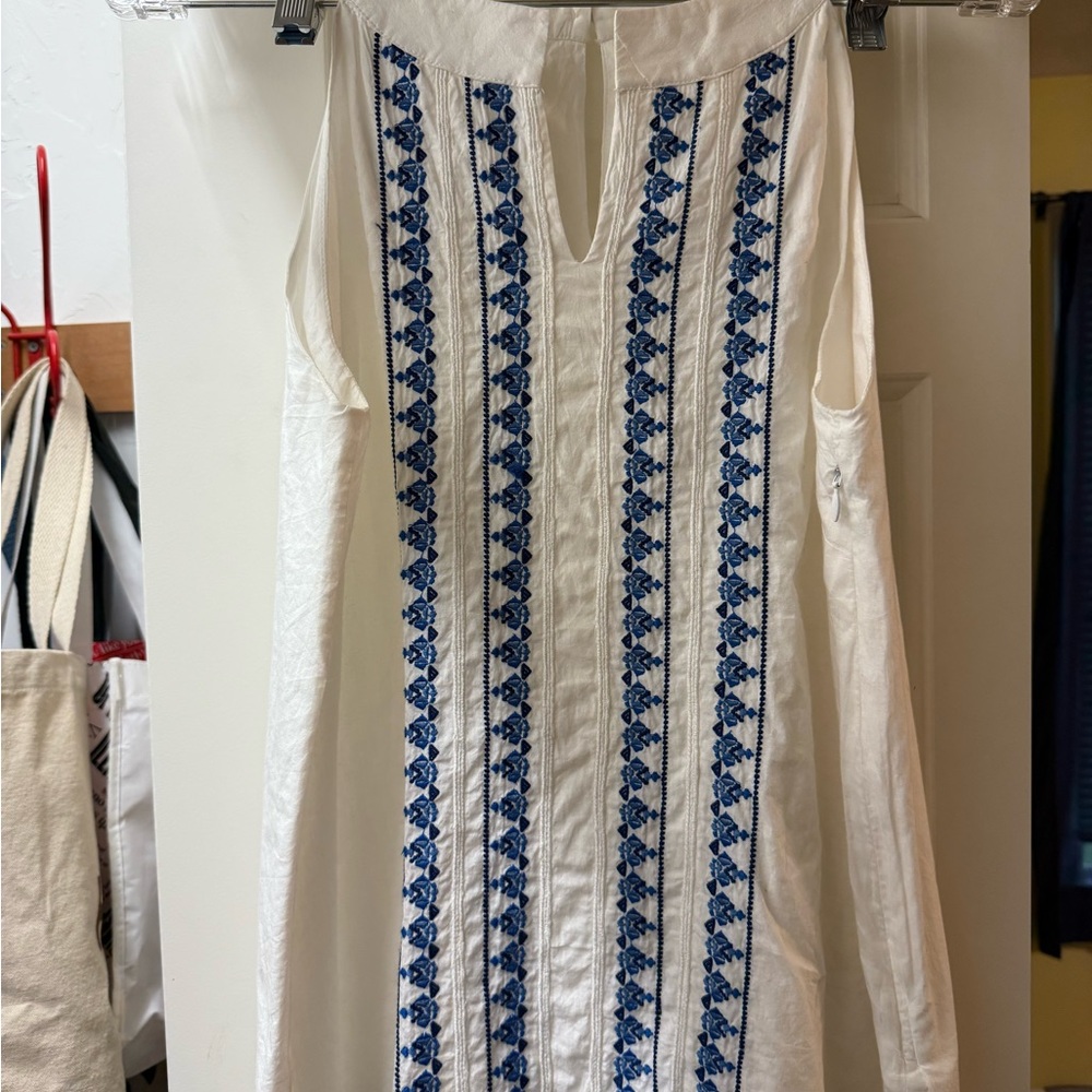 Vineyard Vines Halter Neck Linen Tank Top